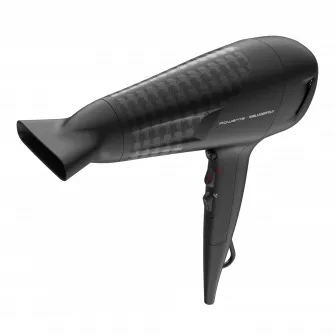 Uscator de par Studio Dry Rowenta x Karl Lagerfeld CV581LF0, 2100W, Tehnologie Effiwatts, 6 trepte de viteza si temperatura, Tehnologie Thermo Control, generator de ioni, negru