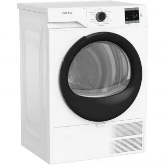 Uscator de rufe ARCTIC A2T18239W, Pompa de caldura, 8 kg, 15 programe, Clasa A++, alb