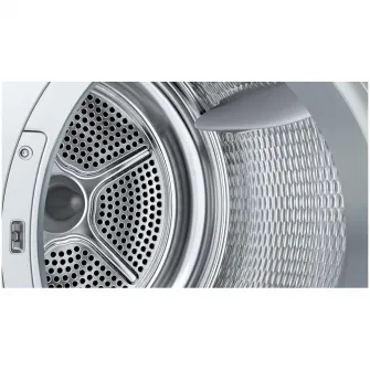 Uscator de rufe Bosch WQG24501BY, Pompa de caldura, 9 Kg, 14 programe, Condensator cu autocuratare, AutoDry, AntiVibration, Clasa D, Alb