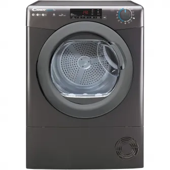 Uscator de rufe Candy CSOE H10A2TRER-S, Pompa de caldura, 10 kg, Wi-Fi + BLE, Clasa A++, Antracit