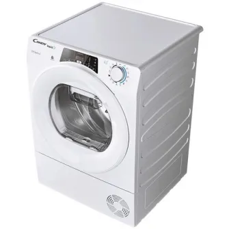 Uscator de rufe Candy Rapido ROE H10A2TE-S, Pompa de caldura, 10 kg, Clasa A++, WiFi, Easy case, Senzor uscare, Antisifonare, Alb