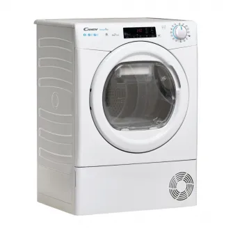 Uscator de rufe Candy Smart Pro CSOE H8A2TE-S, 8 kg, Wi-Fi, 14 programe, Pompa de caldura, Clasa A++, Alb