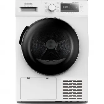 Uscator de rufe HEINNER HHPD-M9G3A++, Pompa de caldura, 9 kg, 14 programe, Clasa A++/D, Display LED, Lumina cuva, Indicator curatare filtru scame, Indicator rezervor colectare apa plin, Blocare acces copii, Alb