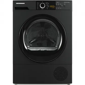 Uscator de rufe Heinner HHPD-V8T1CHSA++, Pompa de caldura, 8 kg, Clasa A++, Display Led, Functie Anti-sifonare, Argintiu
