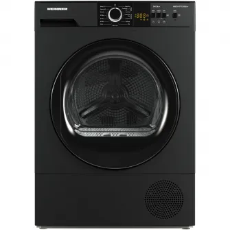 Uscator de rufe Heinner HHPD-V9T1CHSA++, Pompa de caldura, 9 kg, Clasa A++, Display Led, Functie Anti-sifonare, Argintiu