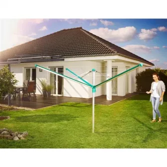 Uscator de rufe Leifheit Linomatic 600 Deluxe cu husa inclusa