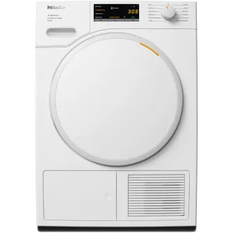 Uscator de rufe Miele TSA 523 WP, 8 kg, Clasa A+++, EasyControl, EcoSpeed, Tehnologie EcoDry, FragranceDos, Alb