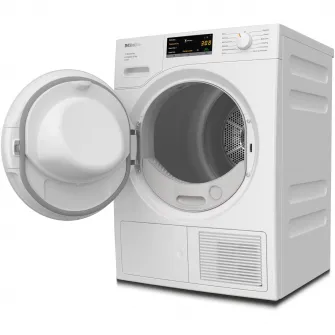 Uscator de rufe Miele TSA 523 WP, 8 kg, Clasa A+++, EasyControl, EcoSpeed, Tehnologie EcoDry, FragranceDos, Alb
