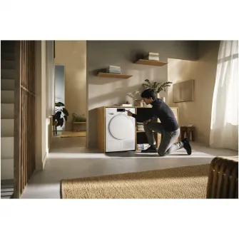 Uscator de rufe Miele TSA 523 WP, 8 kg, Clasa A+++, EasyControl, EcoSpeed, Tehnologie EcoDry, FragranceDos, Alb