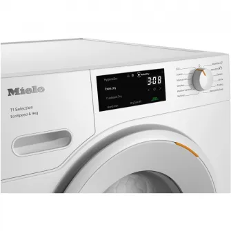 Uscator de rufe Miele TSD 643 WP, 9 kg, Clasa A+++, DirectSensor, DryCare 40, HygieneDry, Miele@home, Alb