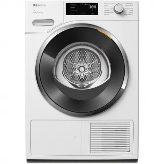 Uscator de rufe Miele TWH 780 WP, 9 kg, Clasa A+++, DirectSensor, SilenceDrum, DryCare 40, HygieneDry, Alb