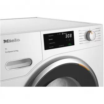 Uscator de rufe Miele TWH 780 WP, 9 kg, Clasa A+++, DirectSensor, SilenceDrum, DryCare 40, HygieneDry, Alb