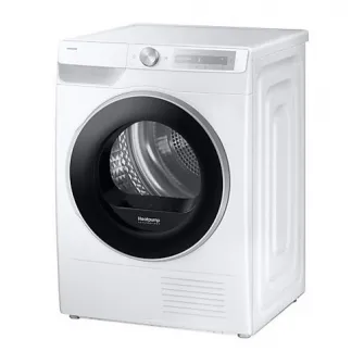 Uscator de rufe Samsung DV90DG6845LHU4, pompa de caldura, 9 kg, Clasa A, SmartThings, AI Control, Hygiene Care, AI Dry+, WiFi , Alb