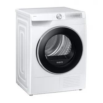 Uscator de rufe Samsung DV90DG6845LHU4, pompa de caldura, 9 kg, Clasa A, SmartThings, AI Control, Hygiene Care, AI Dry+, WiFi , Alb