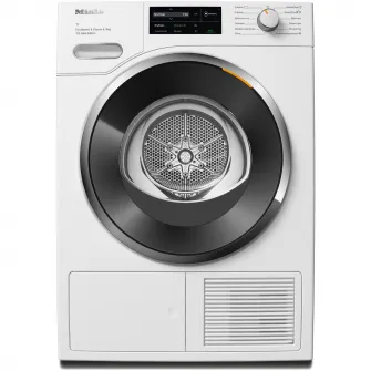 Uscator de rufe TWL680WP, clasa A+++, 9 kg, ComfortSensor, SteamCare, SilenceDrum, DryCare 40, Alb