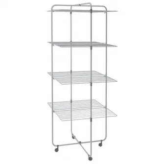 Uscator de rufe vertical Metaltex Lille 4, 4 nivele, pliabil, 44m