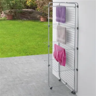 Uscator de rufe vertical Metaltex Lille 4, 4 nivele, pliabil, 44m