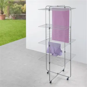 Uscator de rufe vertical Metaltex Lille 4, 4 nivele, pliabil, 44m