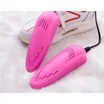 Uscator electric pentru pantofi, ProCart, 2 capete, uscare rapida, alimentare retea, roz