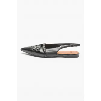 Vagabond Shoemakers, Balerini slingback din piele, Negru, 37