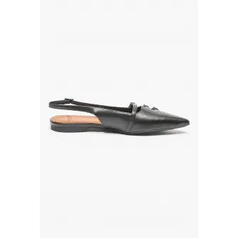 Vagabond Shoemakers, Balerini slingback din piele, Negru, 37