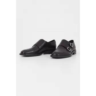 Vagabond Shoemakers, Pantofi de piele cu barete multiple, Negru, 45