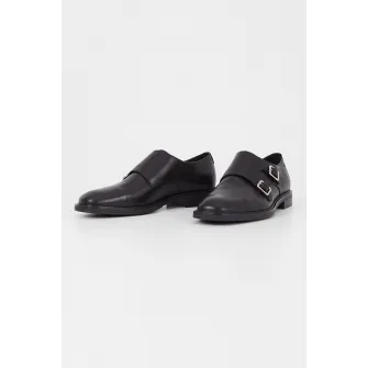 Vagabond Shoemakers, Pantofi de piele cu barete multiple, Negru, 40