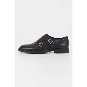 Vagabond Shoemakers, Pantofi de piele cu barete multiple, Negru, 45