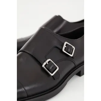 Vagabond Shoemakers, Pantofi de piele cu barete multiple, Negru, 40