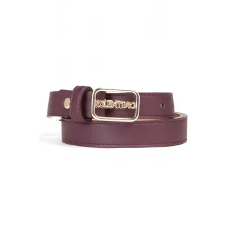 Valentino Bags, Curea de piele ecologica Around, Visiniu, 95
