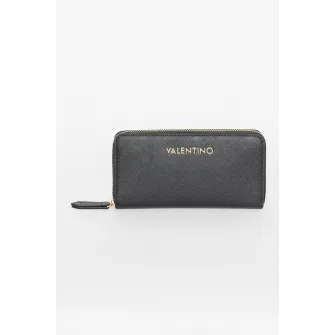 Valentino Bags, Portofel uni cu fermoar, Negru