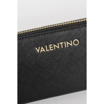 Valentino Bags, Portofel uni cu fermoar, Negru