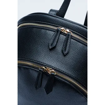 Valentino Bags, Rucsac de piele ecologica Brixton, Negru