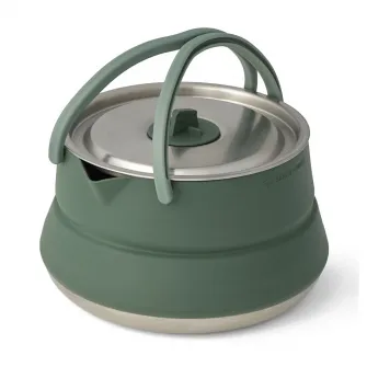 Vas cu capac pliabil Sea to Summit, otel, 1.6 litri, Laurel Wreath Green