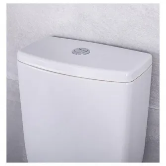 Vas de toaleta compact Cersanit 766 IVA SE011 3/6 TS PP, protectie impotriva refluxului