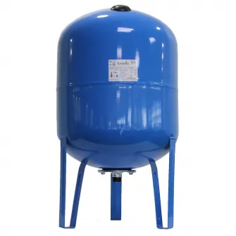 Vas expansiune pentru hidrofor Fornello, 80 litri, vertical, cu picioare, culoare albastru, presiune maxima 10 bar, membrana EPDM