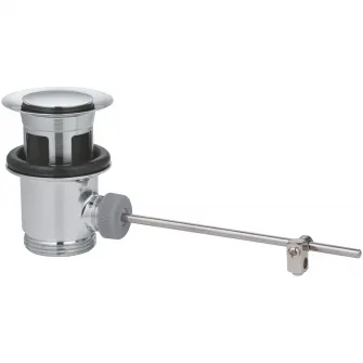 Ventil cu tija Grohe 28910000, universal, 1 1/4'', pentru lavoar sau bideu cu preaplin, alama, crom
