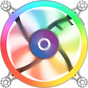 Ventilator AQIRYS Cetus 6P-12SLI15W-RGB, 120mm