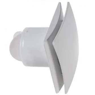 Ventilator baie Elicent Elegance 120MHY, Diametru racord 119 mm, Clapeta antiretur, Senzor de umiditate, Motor long life 30000h, Debit 165mc/h, IPX4, Alb