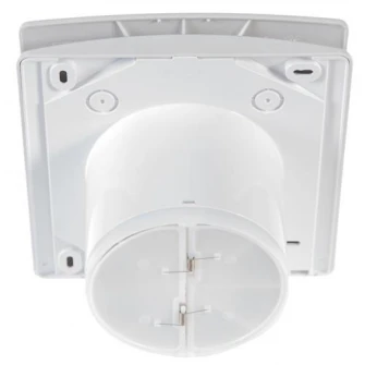 Ventilator baie Elicent Elegance 120MHY, Diametru racord 119 mm, Clapeta antiretur, Senzor de umiditate, Motor long life 30000h, Debit 165mc/h, IPX4, Alb