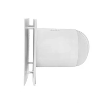 Ventilator baie Turbionaire ARTE 100 SW, clapeta antiretur, aspiratie perimetrala, IPX4, 100 mm, Alb