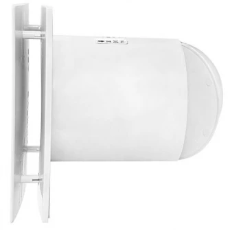 Ventilator baie Turbionaire ARTE 100 TW, Alb, timer, clapeta antiretur, aspiratie perimetrala, IPX4, 100 mm, Alb