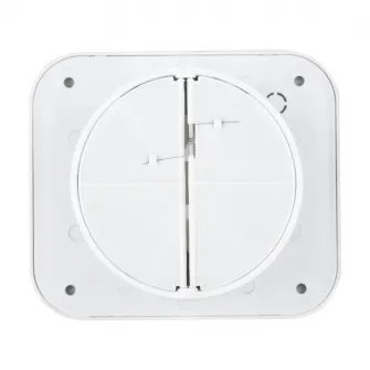 Ventilator baie Turbionaire TREND 100 SA, presiune superioara pana la 35 Pa, clapeta antiretur, aspiratie perimetrala, silentios, design minimalist, IPX4, 100 mm, panou frontal aluminium