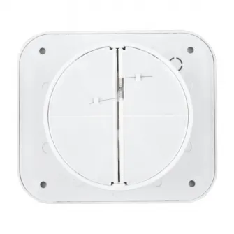 Ventilator baie Turbionaire TREND 100 SSS, presiune superioara pana la 35 Pa, clapeta antiretur, aspiratie perimetrala, design minimalist, silentios, IPX4, 100 mm, panou frontal inox