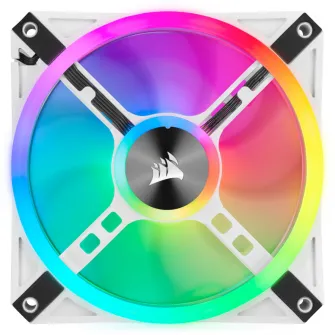 Ventilator Corsair iCUE QL120 RGB 120mm RGB PWM White