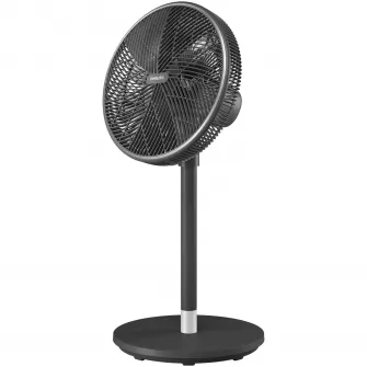 Ventilator cu picior Philips CX3550/01, 45W, 3 setari de viteza, Mod natural, Breeze, Sleep, Rotatie, 40 cm diametru, timmer, conectat cu AIR+, negru