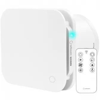 Ventilator de baie multifunctional Turbionaire Trend Plus 150 WM, Telecomanda, Consum max. 6.5W, 7 viteze + Boost, Motor DC Brushless, Clapeta anti retur, Timer reglabil, Debit aer 230mc/h, Silentios, Diametru 150mm, Garantie 60 luni