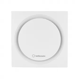 Ventilator de baie Turbionaire RING 100 TW, Alb, Timer, Clapeta antiretur, Diametru racord 100mm, Silentios, Protectie IPX4, Dubla aspiratie frontala si perimetrala
