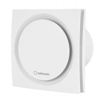 Ventilator de baie Turbionaire RING 100 TW, Alb, Timer, Clapeta antiretur, Diametru racord 100mm, Silentios, Protectie IPX4, Dubla aspiratie frontala si perimetrala
