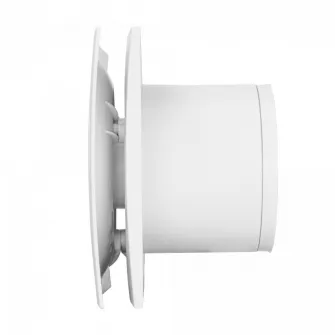 Ventilator de baie Turbionaire RING 150 SW, Alb, Clapeta antiretur, Diametru racord 150 mm, Silentios, Protectie IPX4, Dubla aspiratie frontala si perimetrala